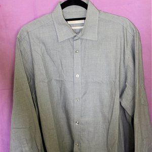 Michael Kors Men's Dress Shirt Long Sleeve Regular Fit Non-Iron